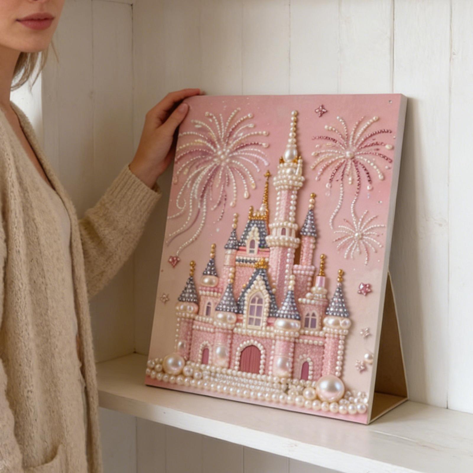 Art Craft Kits For Adults - DIYパールペイントキット ビーズアートクラフト 大人初心者向け ホームデコレーション 誕生日 ホリデーギフト
