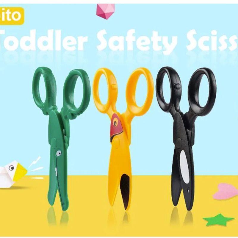 Art Craft For Preschoolers - 幼児用トレーニングはさみ、子供用安全はさみ、アートクラフトはさみ