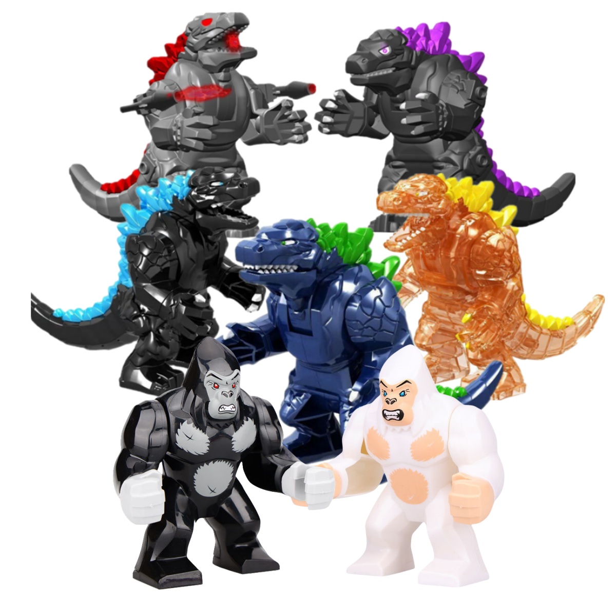 Art Craft Dinosaur - 映画シリーズ動物ビッグ恐竜ビルディングブロックモンスターミニアニメーションアクションフィギュアモデルキングおもちゃ子供のギフト