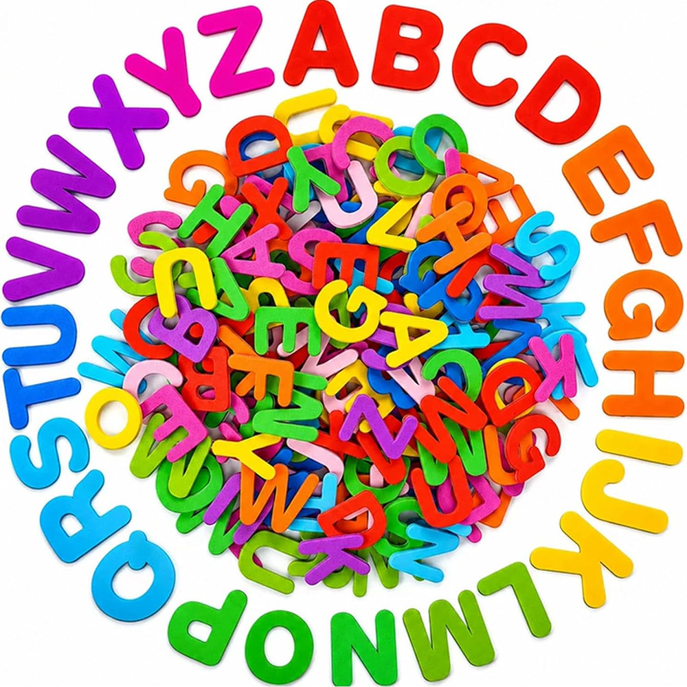 Art And Craft Letter Z - EVAフォーム文字ステッカー 自己粘着式 A-Z アルファベット文字 3-18セット 子供DIYクラフトアートデコレーション
