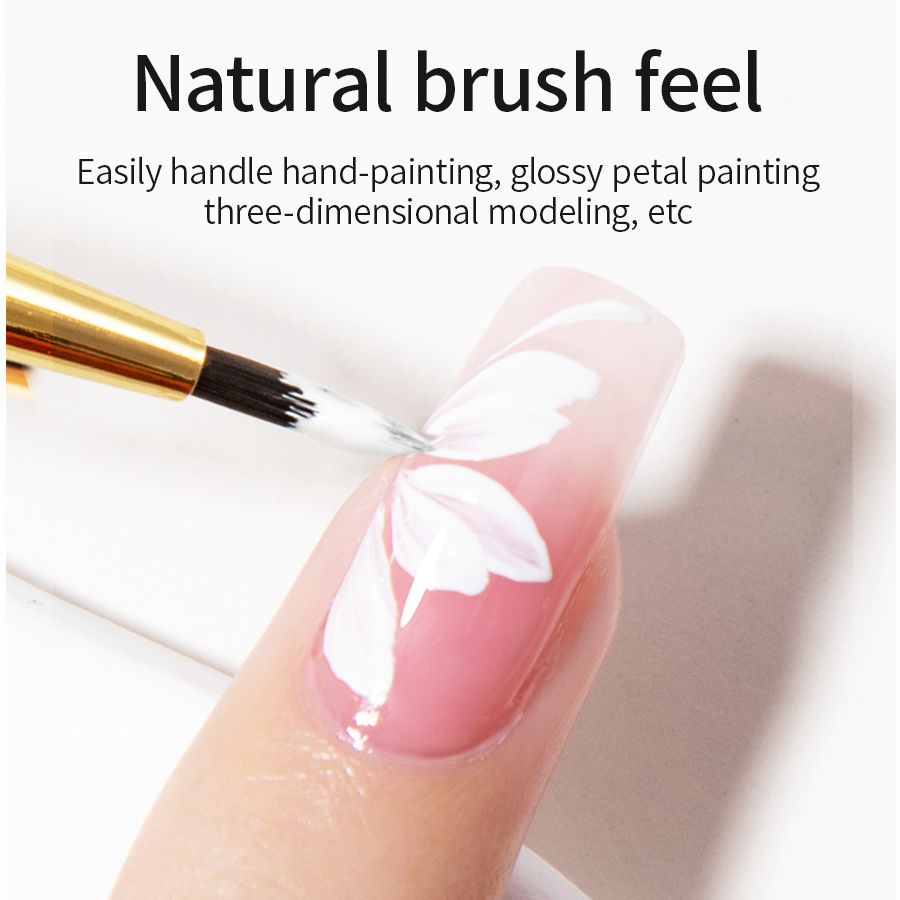 Watercolor Brush Pen - アートペイントブラシアクリルラインペンストライプグリッド花蝶描画水彩ブラシDIYデザインマニキュアツール