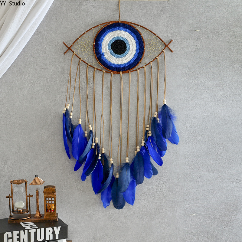 Art Craft & Architecture - クリエイティブ手作り悪魔の目壁掛け装飾品家の装飾アクセサリーリビングルーム壁掛け芸術品や工芸品ギフト