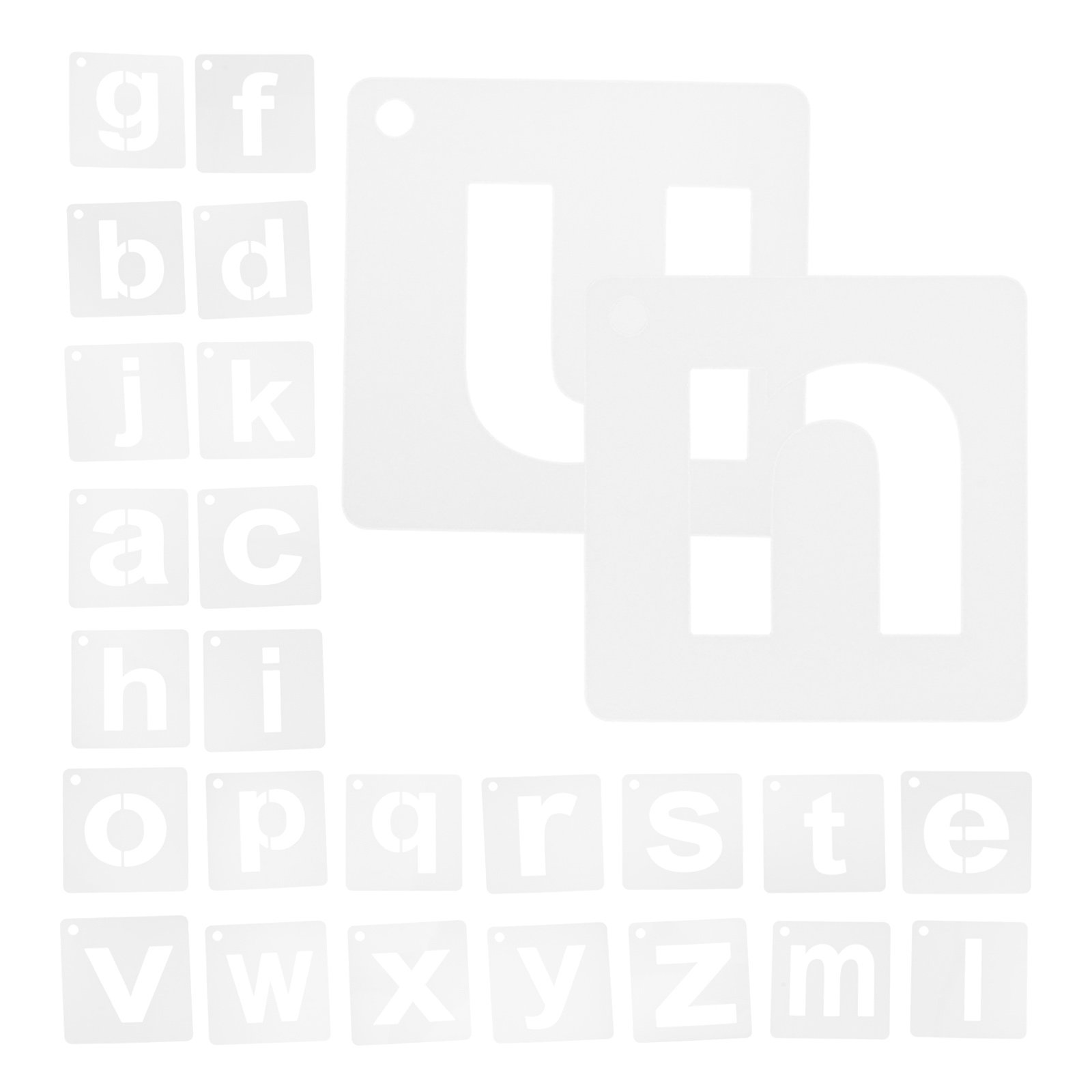 Art And Craft Letter Z - 1セットの再利用可能なA-Zアルファベットステンシルテンプレートは、早期識字学習、文字描画、絵画、工芸、ウォールアート、DIYジャーナリングに適しています。