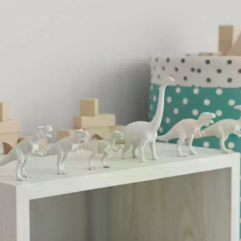 Art Craft Dinosaur - 恐竜ホワイトエンブリオおもちゃセット1 DIYペイント可能な動物モデル 子供向け 手作りアート 早期教育 家族クラフトプロジェクト