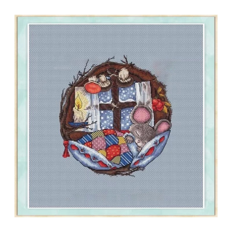 Punch Needle Kit - 10755 クロスステッチキット 刺繍クロスステッチ シュティッヒ DIY クロスステッチセット