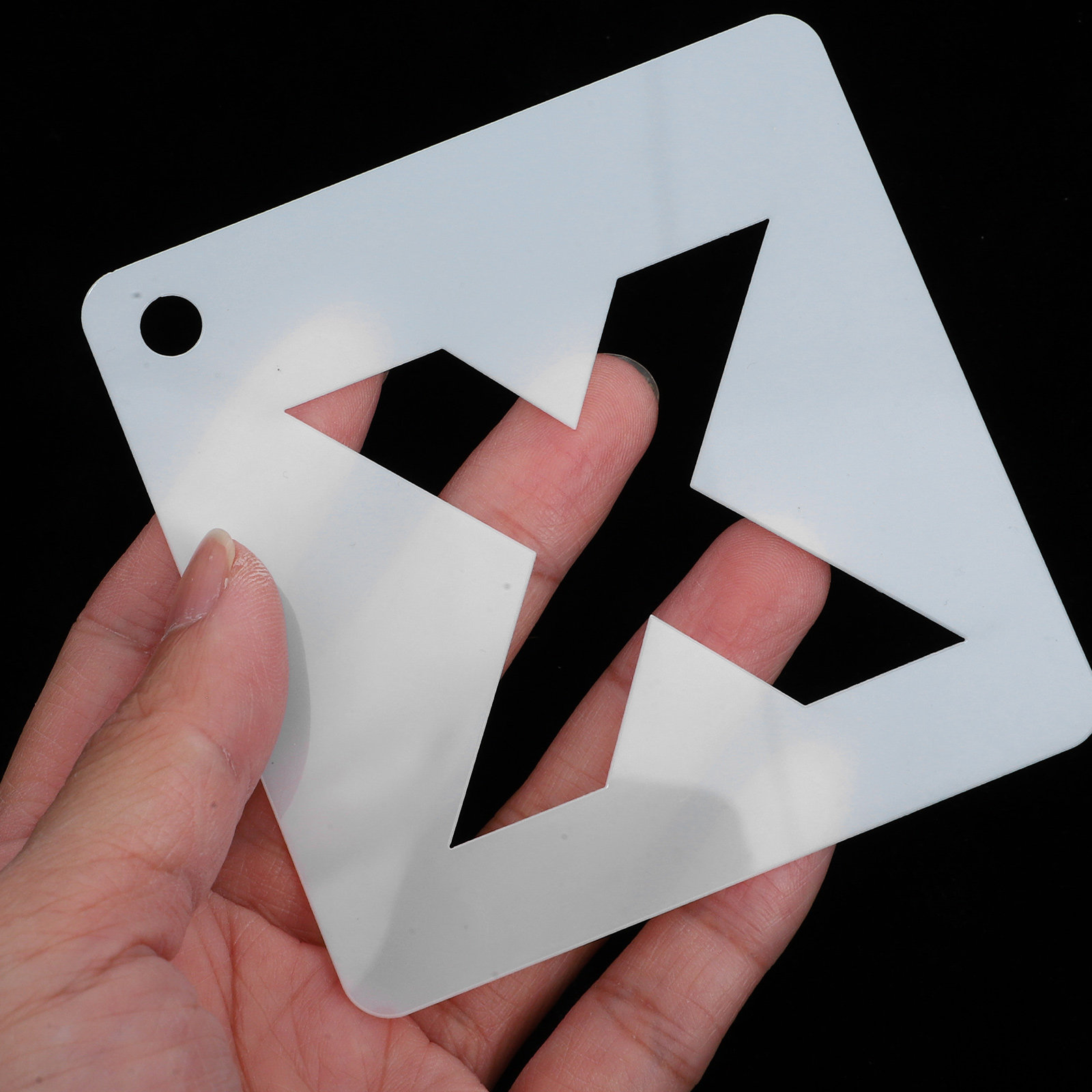 Art And Craft Letter Z - 1セット早期教育用アルファベット文字ステンシル、再利用可能なプラスチック製テンプレート、絵画工芸、壁アート、文字描画用A-Zステンシル