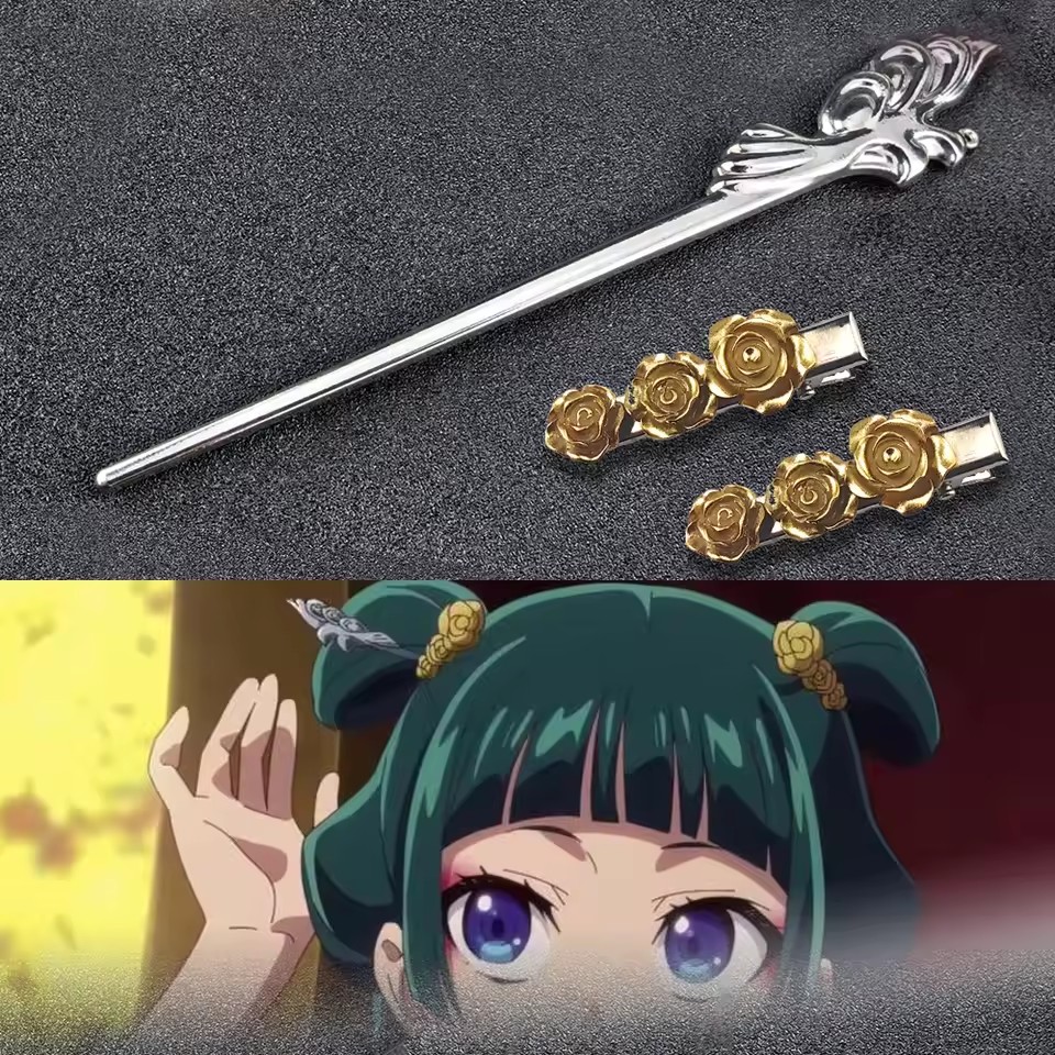 Art Craft Shop - 薬局日記合金ヘアピンアニメコスプレスタイリッシュなヘアアクセサリー小道具帽子女性女の子ハロウィンロールプレイヘアピン