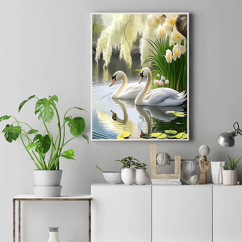 ペイントバイナンバーズキット 大人初心者向け 40X50CM - Art Craft Letter A のレビューと価格