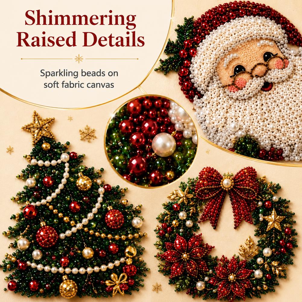 クリスマス サンタクロース パールアート DIYキット 額入 - Art Craft Resin のレビューと価格