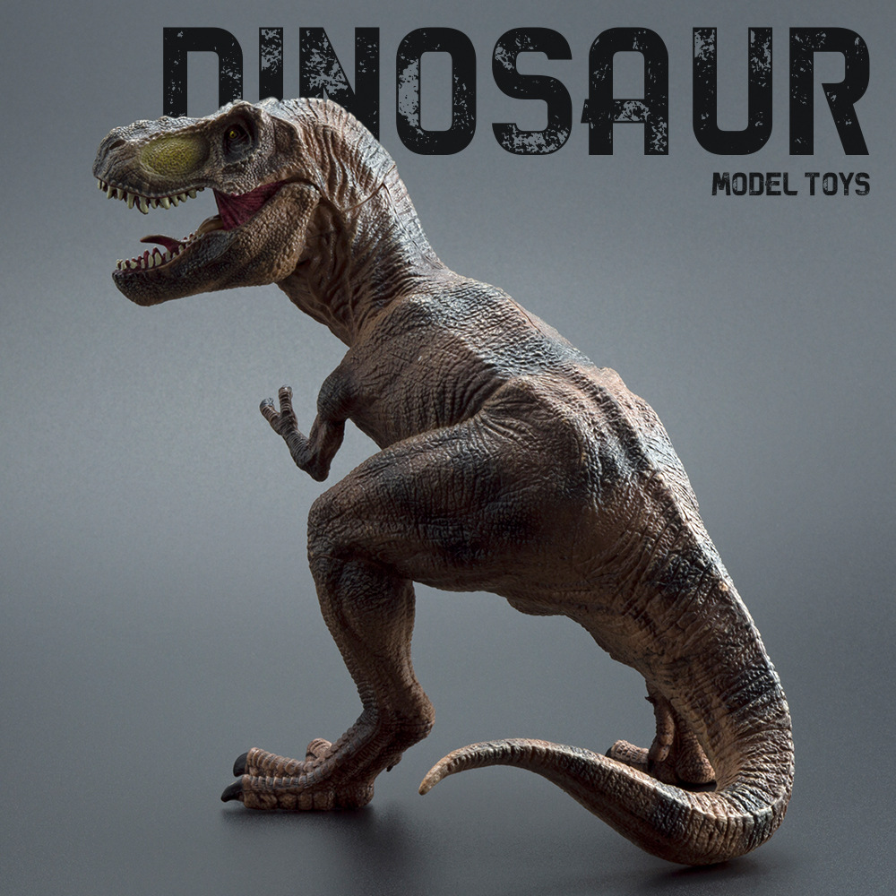 リアルなティラノサウルス・レックス恐竜のおもちゃ、硬質ゴム製 - Art Craft Dinosaur のレビューと価格