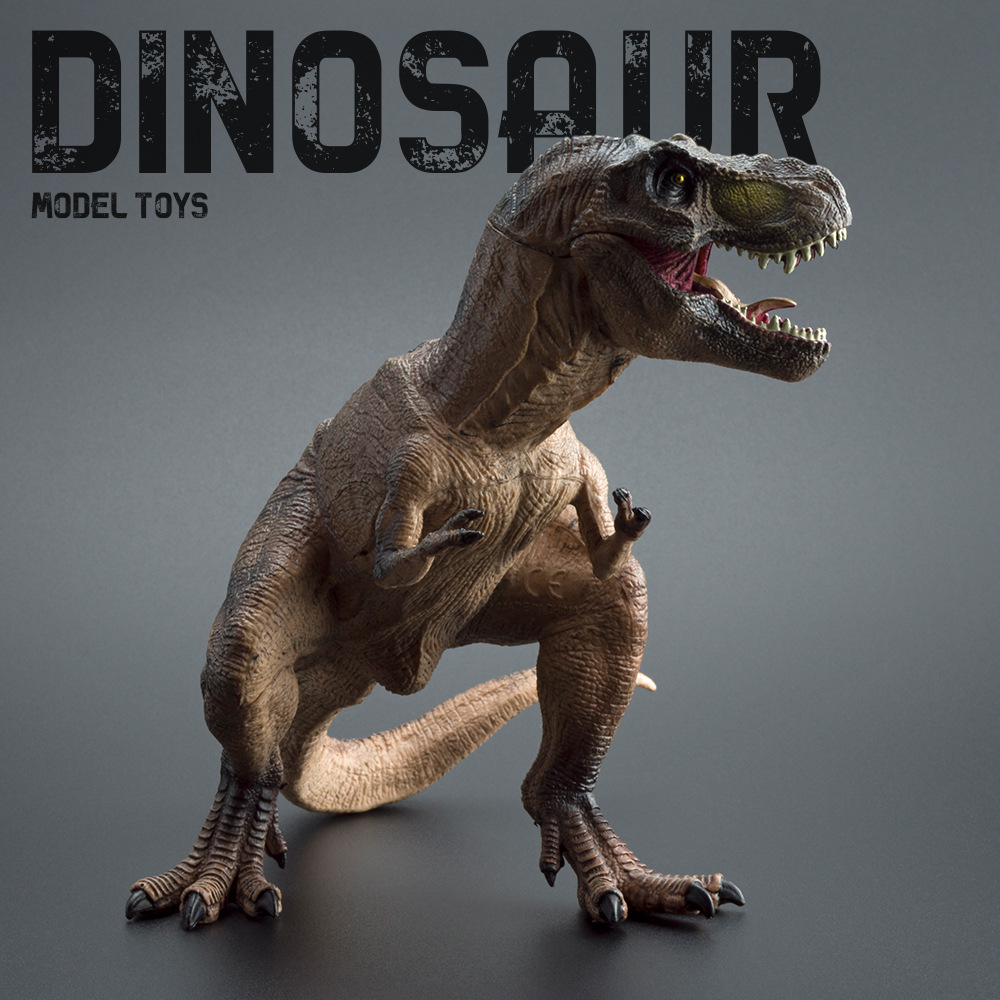 リアルなティラノサウルス・レックス恐竜のおもちゃ、硬質ゴム製 - Art Craft Dinosaur のレビューと価格