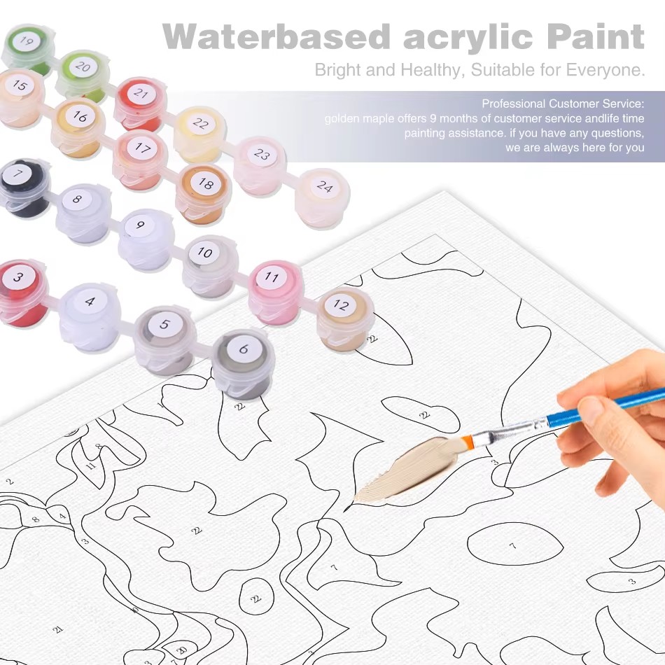 GATYZTORY 大人のための数字による古典的な絵画 数字 - Art Craft Gifts For Adults のレビューと価格