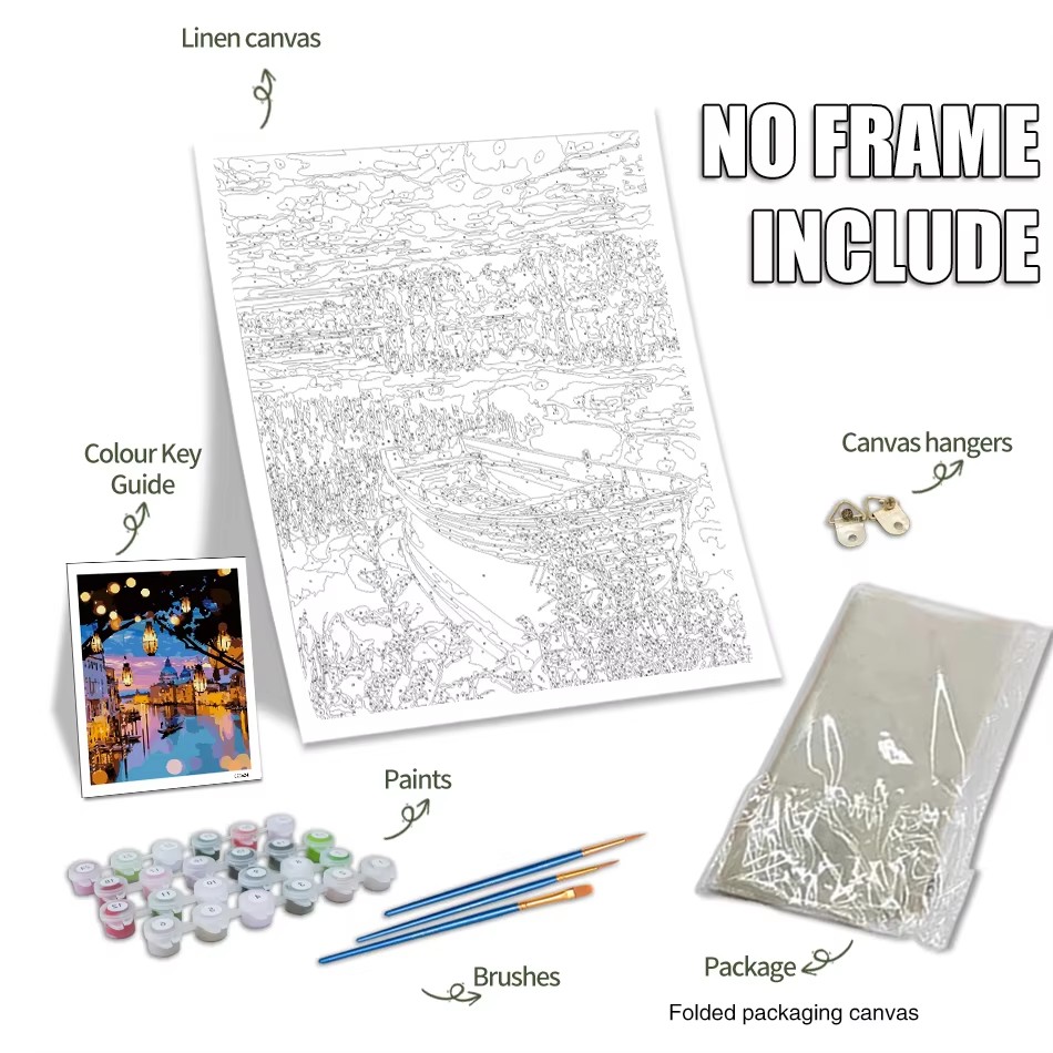 GATYZTORY 大人のための数字による古典的な絵画 数字 - Art Craft Gifts For Adults のレビューと価格