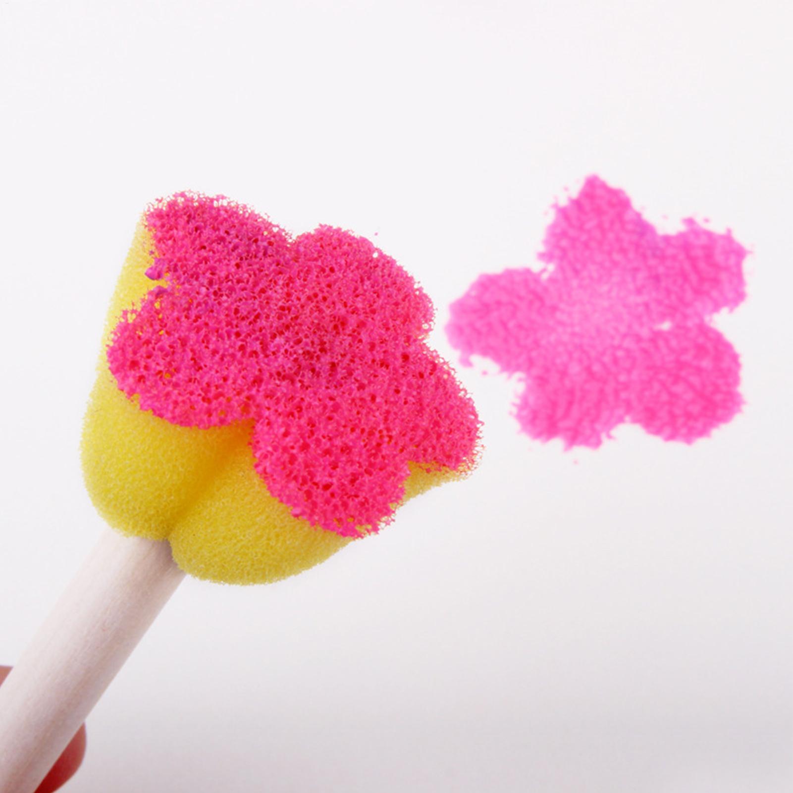 5個入り 再利用可能な子供用ペイントスポンジ 握りやすい幼児 - Art Craft For Preschoolers のレビューと価格