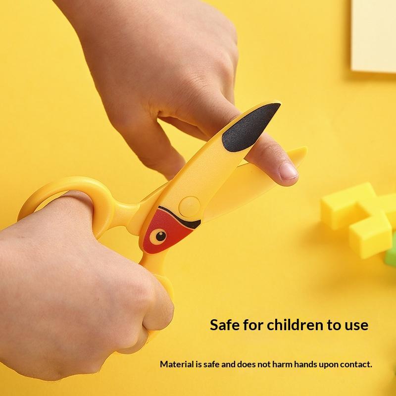 3 個子供用プラスチックはさみかわいい漫画のオウムイルカの形 - Art Craft For Preschoolers のレビューと価格