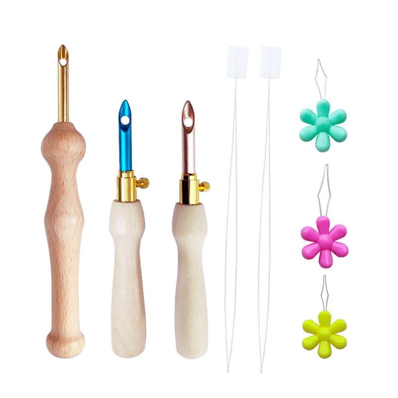 1〜17のパンチ針キット,刺embroideryステッチツー - Punch Needle Kit のレビューと価格