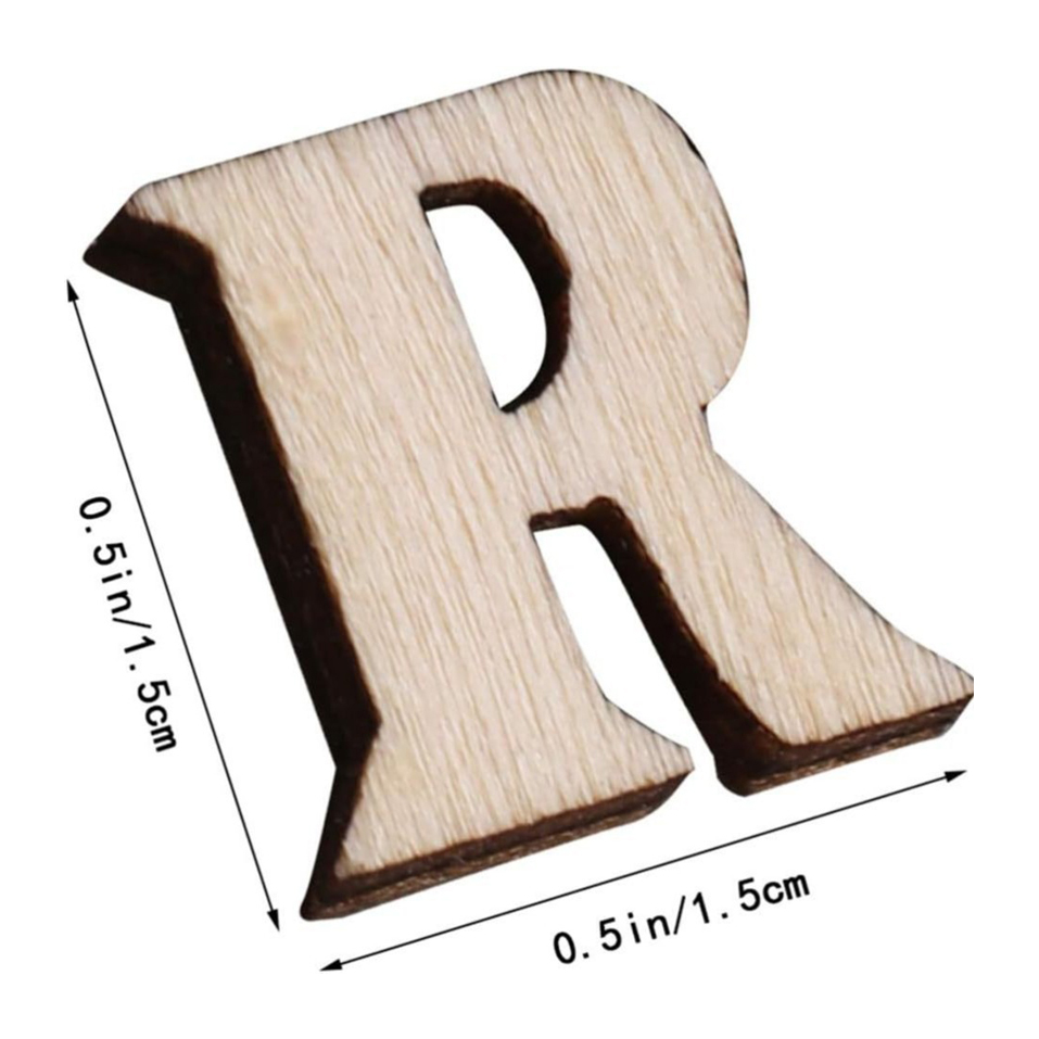 100/200/400個 ミニ未完成木製チップシェイプ アル - Art And Craft Letter Z のレビューと価格