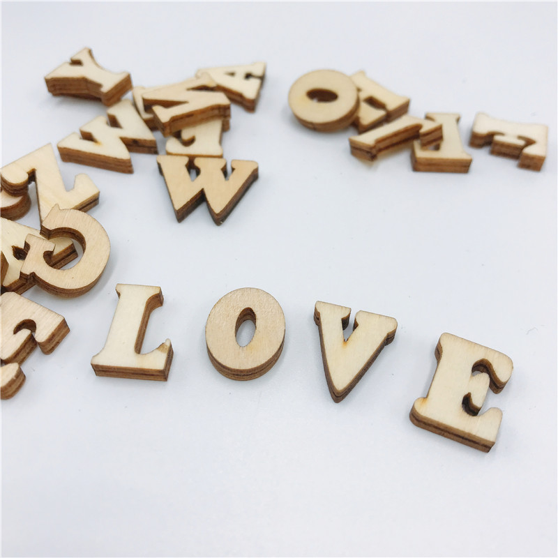 100/200/400個 ミニ未完成木製チップシェイプ アル - Art And Craft Letter Z のレビューと価格