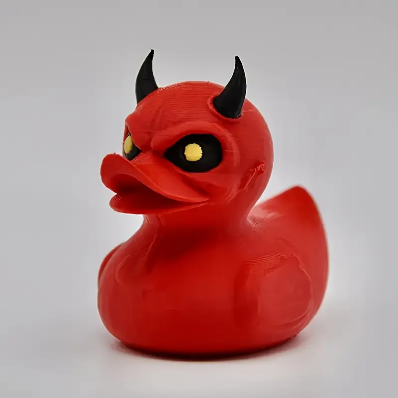 3Dプリント製 悪魔のアヒル像 ダークデビルダック ゴシック - Art Craft Duck のレビューと価格