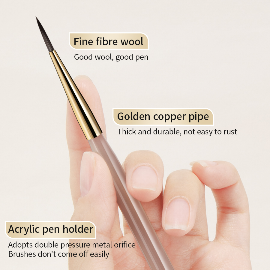 アートペイントブラシアクリルラインペンストライプグリッド花蝶 - Watercolor Brush Pen のレビューと価格