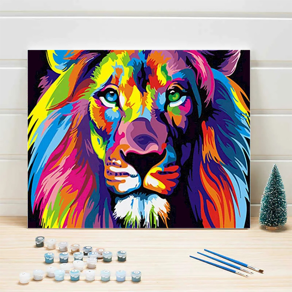 Azqsd-数字による大人の絵、キャンバス上のカラフルな描画 - Art Craft Gifts For Adults のレビューと価格