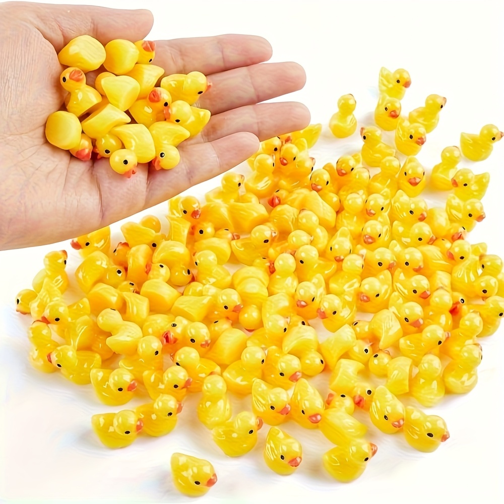 100個入り イエローミニダック レジン製アヒルの置物、子供 - Art Craft Duck のレビューと価格