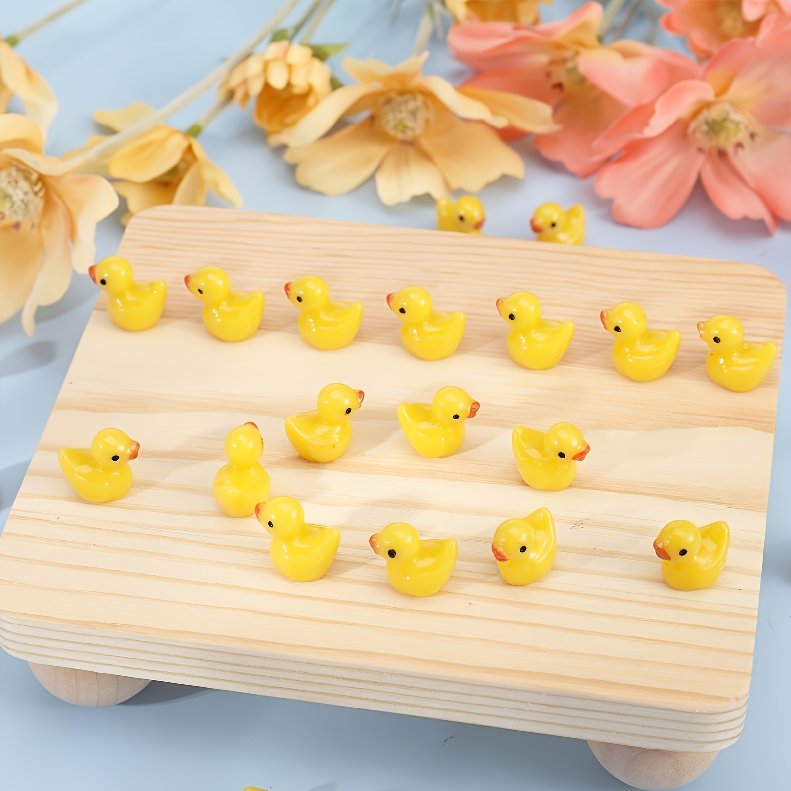 100個入り イエローミニダック レジン製アヒルの置物、子供 - Art Craft Duck のレビューと価格
