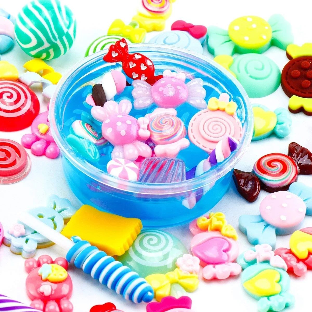 ミックスレジンスイーツフラットバックスライムチャームセット、 - Art Craft Resin のレビューと価格