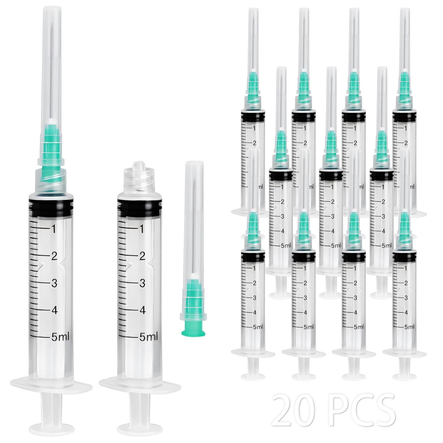 5ml ルアーロックシリンジ、ペットや家畜に適しています、工 - Art Craft Shop のレビューと価格