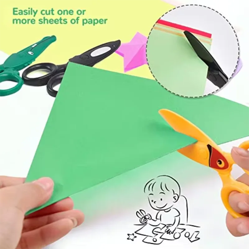 子供手作りDIYかわいい幼児用トレーニングはさみ子供安全幼児 - Art Craft For Preschoolers のレビューと価格