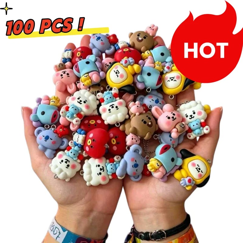 7 個 BT21 樹脂漫画チャーム DIY アクセサリークラ - Art Craft Resin のレビューと価格