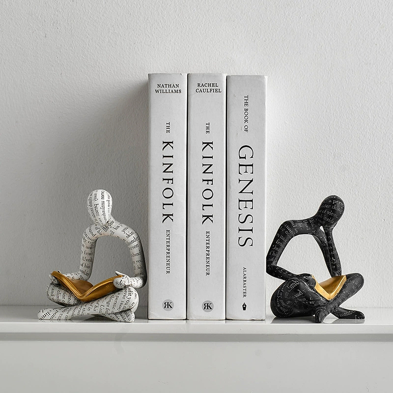 読書像の装飾品、文字入り中空樹脂工芸品、カップルアート、テレ - Art Craft Letter A のレビューと価格