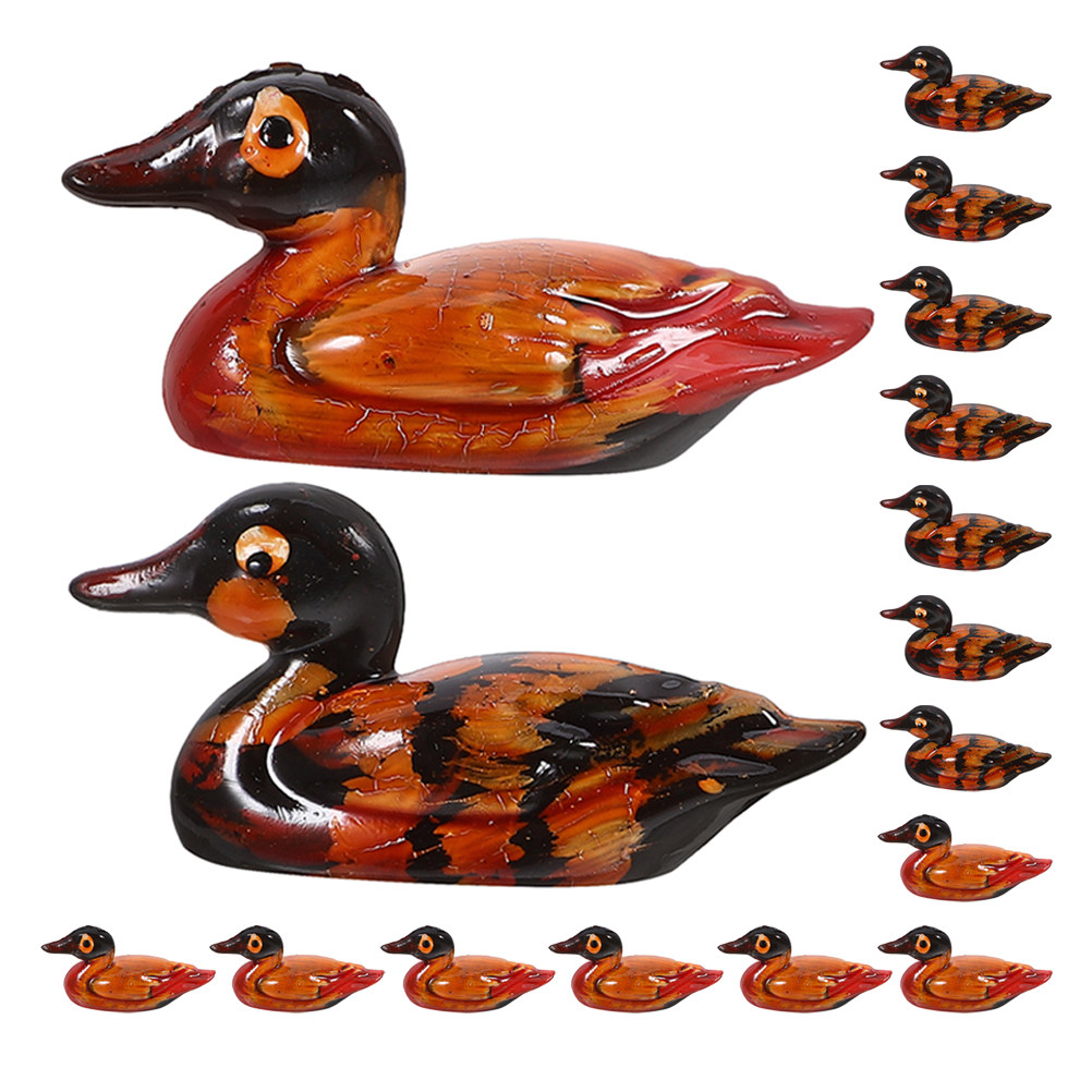 8組の風水装飾用オシドリ像、手彫りの樹脂製ミニチュア、家庭や - Art Craft Duck のレビューと価格
