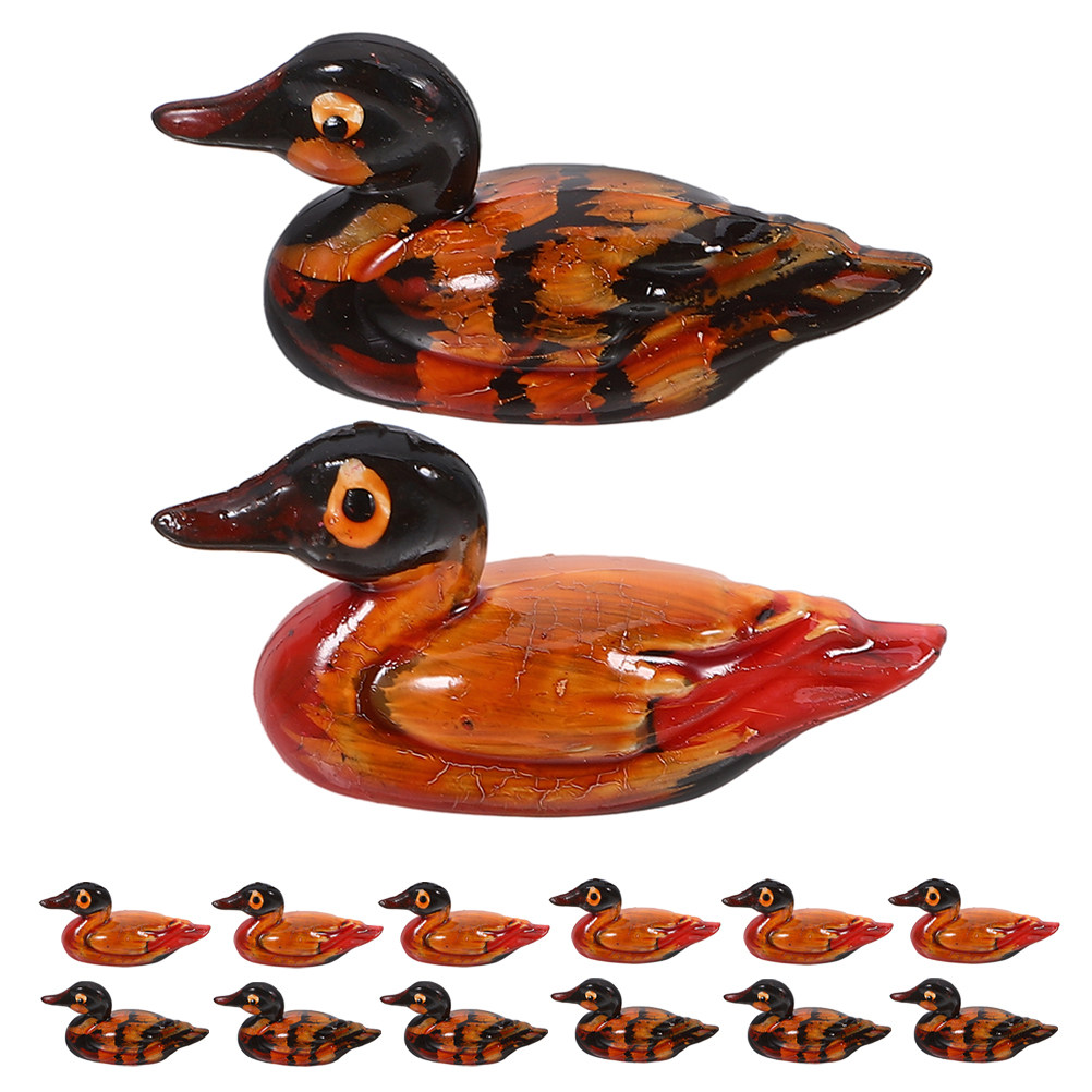 8組の風水装飾用オシドリ像、手彫りの樹脂製ミニチュア、家庭や - Art Craft Duck のレビューと価格