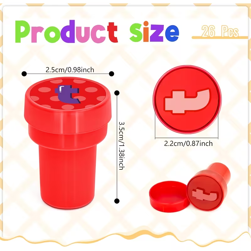 26個入り文字スタンプセット A-Z アルファベットスタンプ - Art And Craft Letter Z のレビューと価格