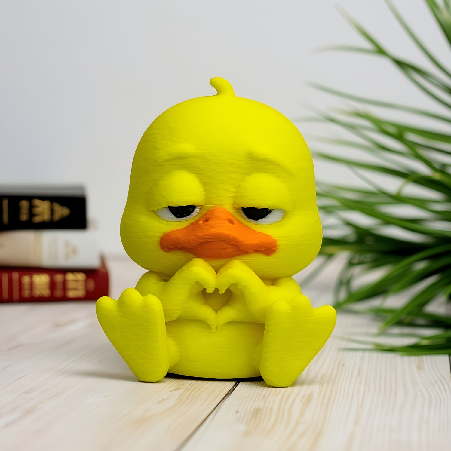 1個のかわいいハートハンドダックカーデコレーション-愛らしい - Art Craft Duck のレビューと価格