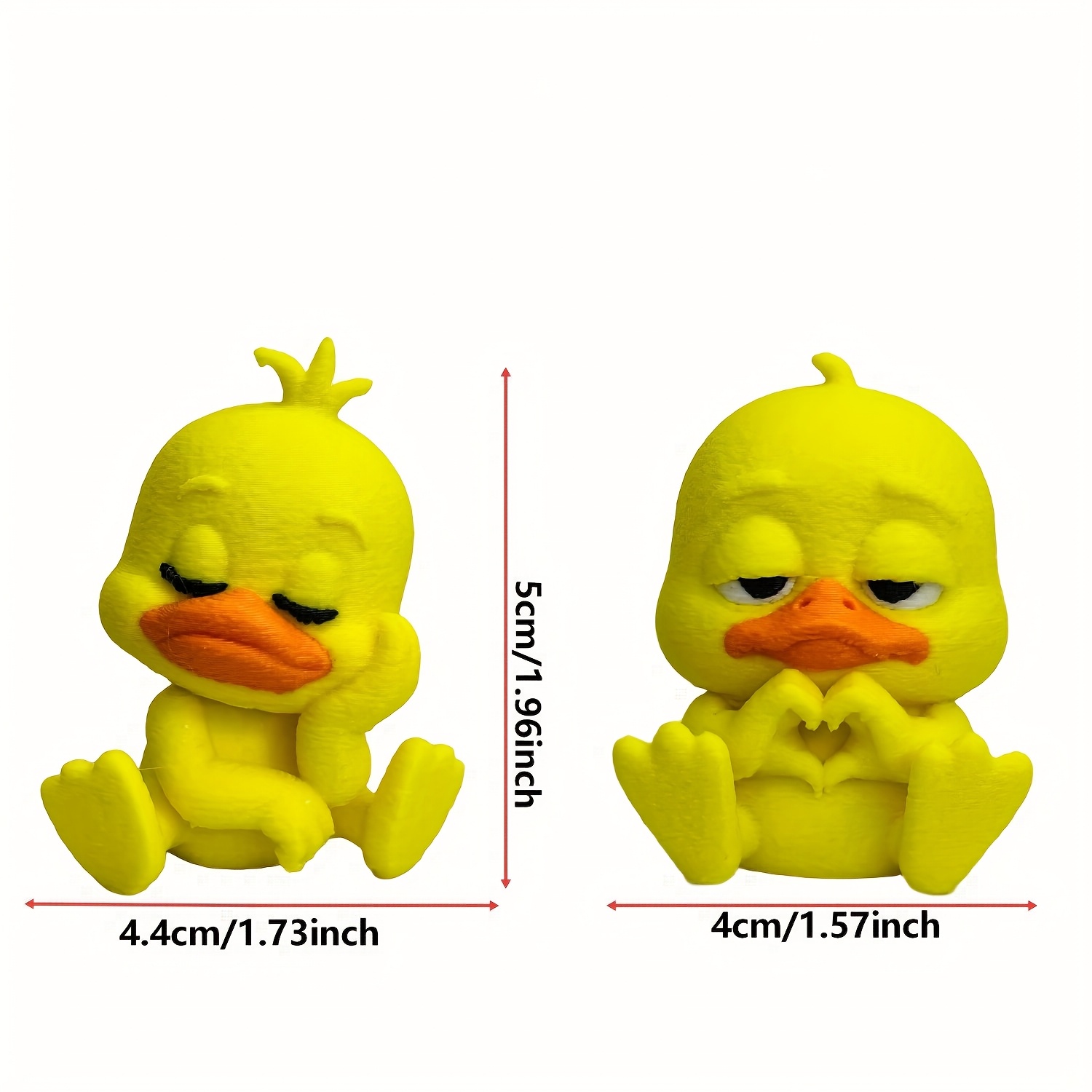 1個のかわいいハートハンドダックカーデコレーション-愛らしい - Art Craft Duck のレビューと価格
