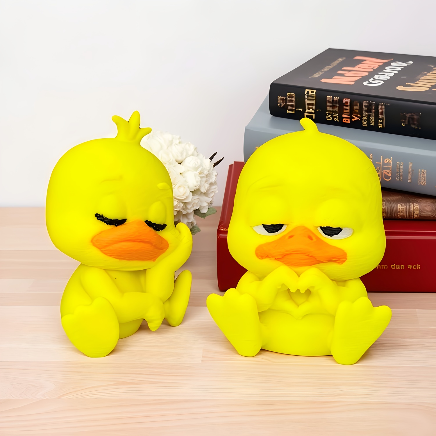1個のかわいいハートハンドダックカーデコレーション-愛らしい - Art Craft Duck のレビューと価格