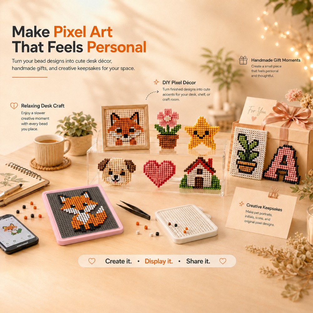 LEDスマートヒューズビーズペグボード、アプリでガイド付きパ - Art Craft & Architecture のレビューと価格