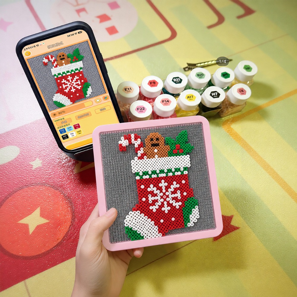 LEDスマートヒューズビーズペグボード、アプリでガイド付きパ - Art Craft & Architecture のレビューと価格