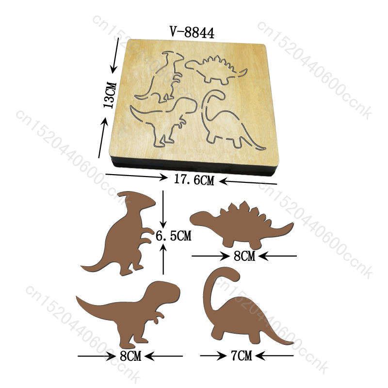 スクラップブッキング、カッティングデ、複数のサイズ、V-88 - Art Craft Dinosaur のレビューと価格