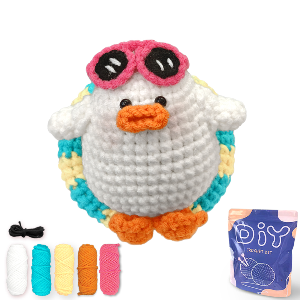 YAMAXIN DIY かぎ針編みキット 初心者向け 水泳を - Art Craft Duck のレビューと価格