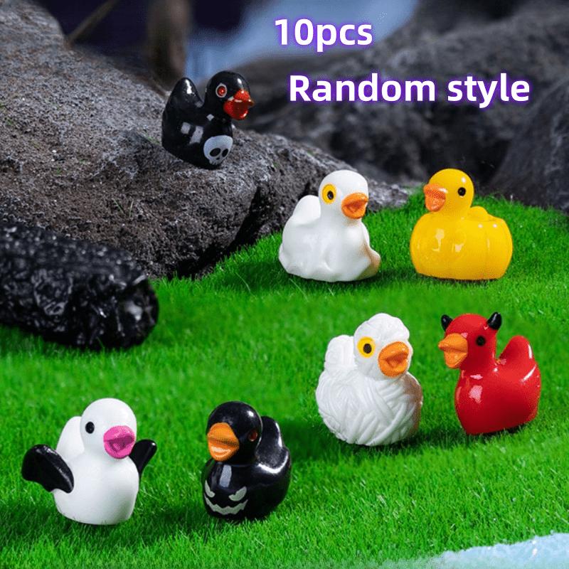 ミニチュアアヒル像10個 - ミニチュア風景用樹脂製動物ガー - Art Craft Duck のレビューと価格