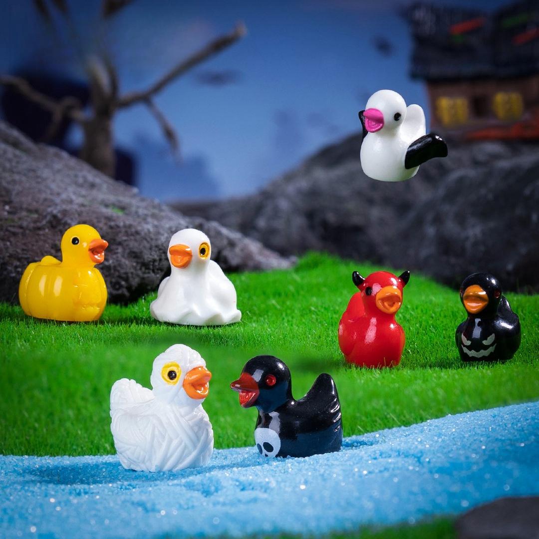 ミニチュアアヒル像10個 - ミニチュア風景用樹脂製動物ガー - Art Craft Duck のレビューと価格