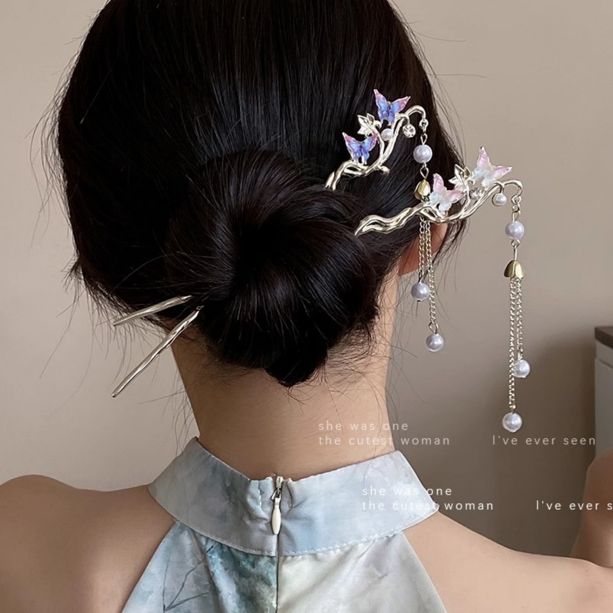 2025 新しい花のヘアピン女性のためのエレガントな花蝶パー - Art Craft Shop のレビューと価格