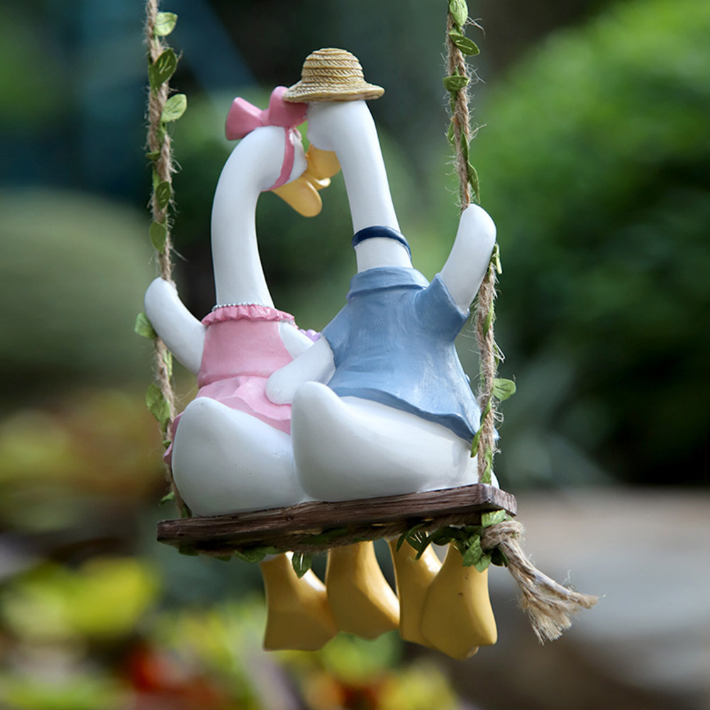 カップルダックスイング像 カップルダックスタチュー 屋外庭園 - Art Craft Duck のレビューと価格