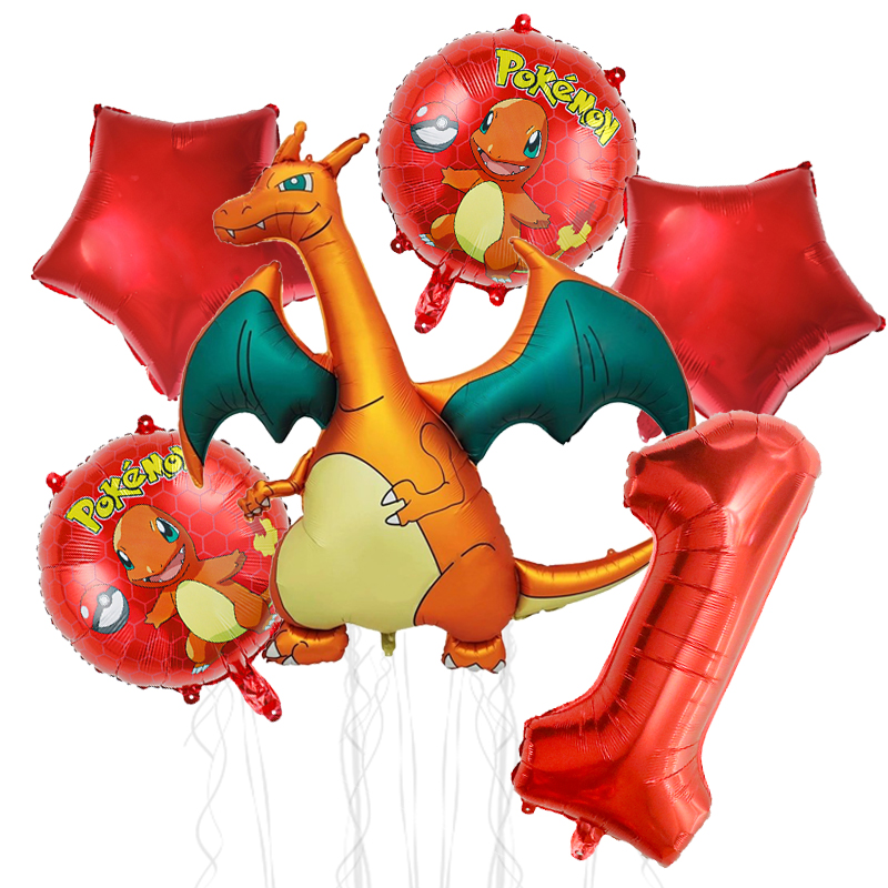 ポケモン誕生日デコレーションナンバーバルーンセット6個入り  - Art Craft Dinosaur のレビューと価格