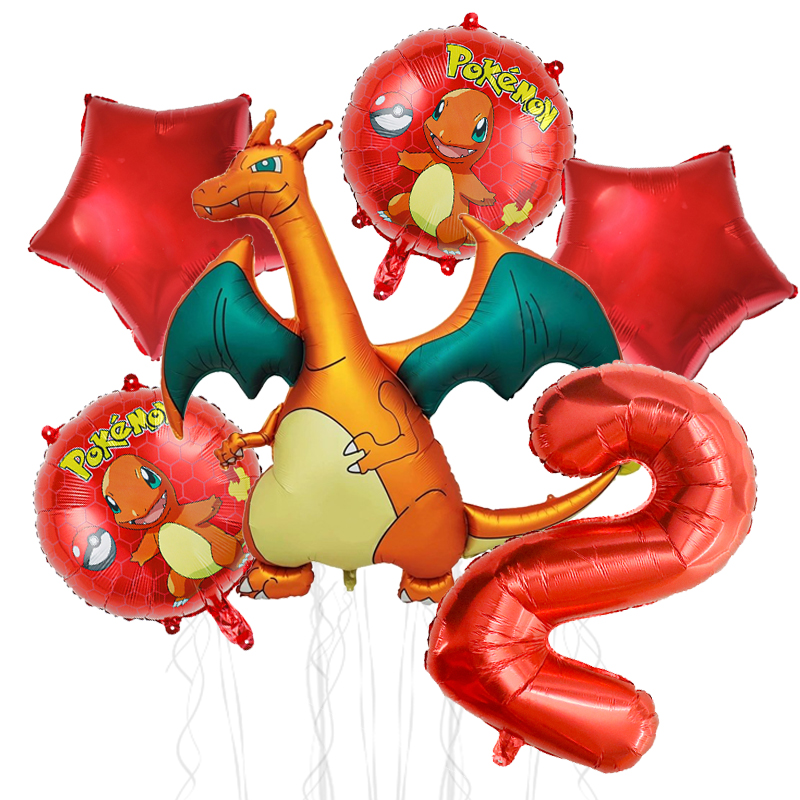 ポケモン誕生日デコレーションナンバーバルーンセット6個入り  - Art Craft Dinosaur のレビューと価格