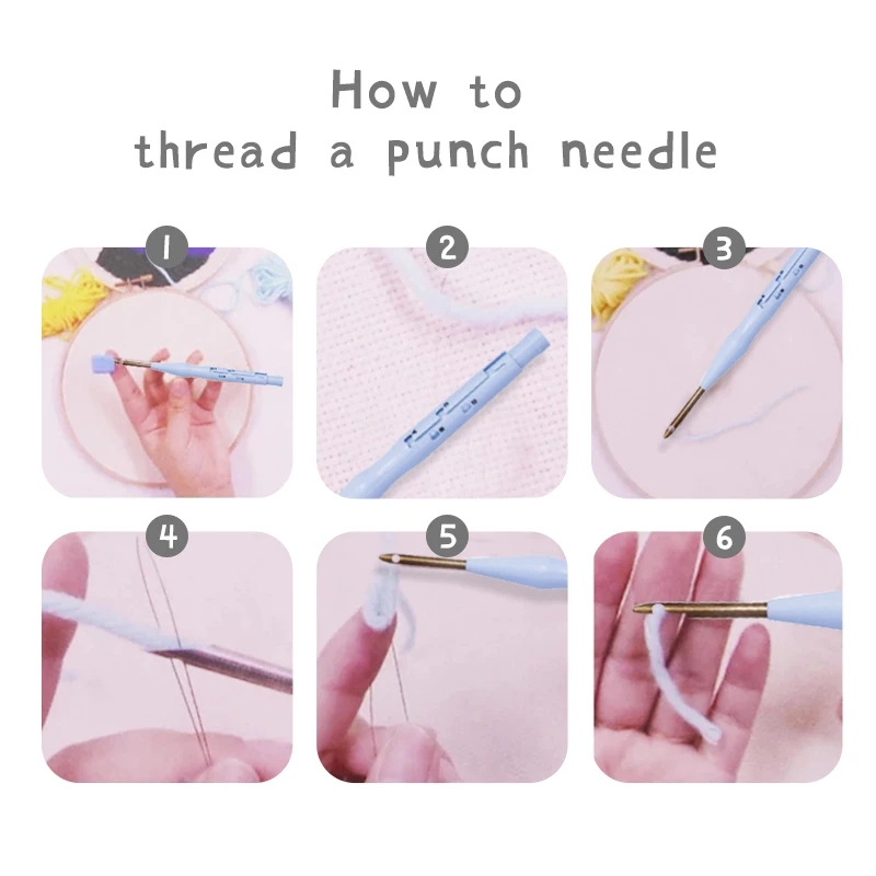 パンチニードルスターターキット 犬 可愛い動物柄 パンチニー - Punch Needle Kit のレビューと価格